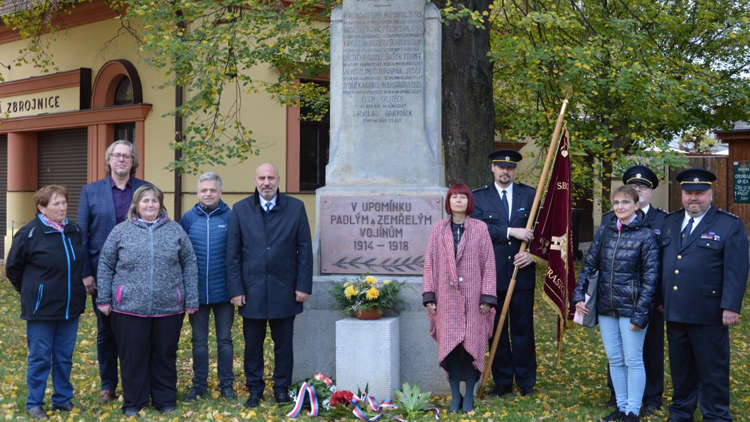 Vzpomínkové akty ke Dni válečných veteránů v prostějovských příměstských částech