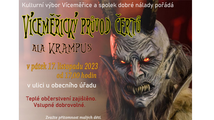 VÍCEMĚŘICKÝ PRŮVOD ČERTŮ