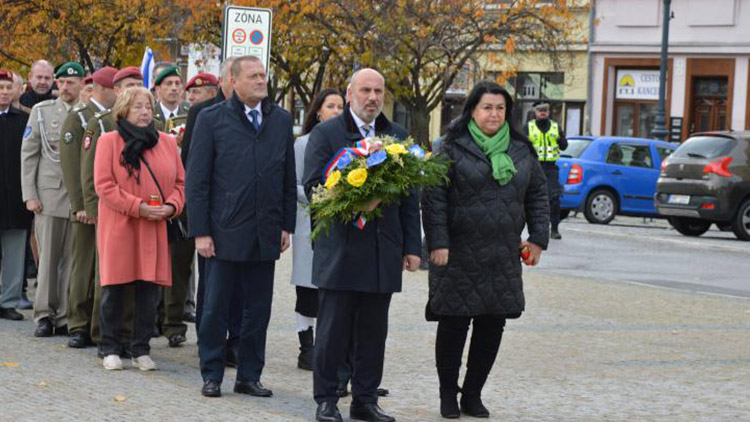 V Prostějově uctili studenty  bojující za svobodu  z let 1939 a 1989