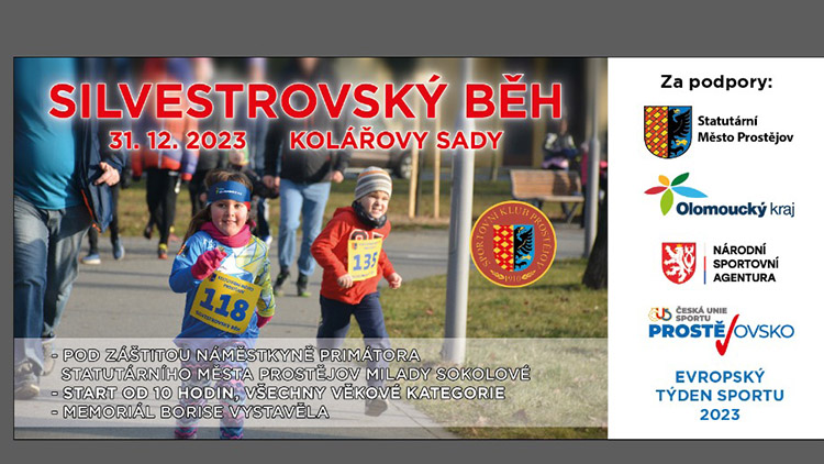 Silvestrovský běh v Kolářových sadech už po sedmačtyřicáté  jako Memoriál Borise Vystavěla i přebor kraje v „přespoláku“