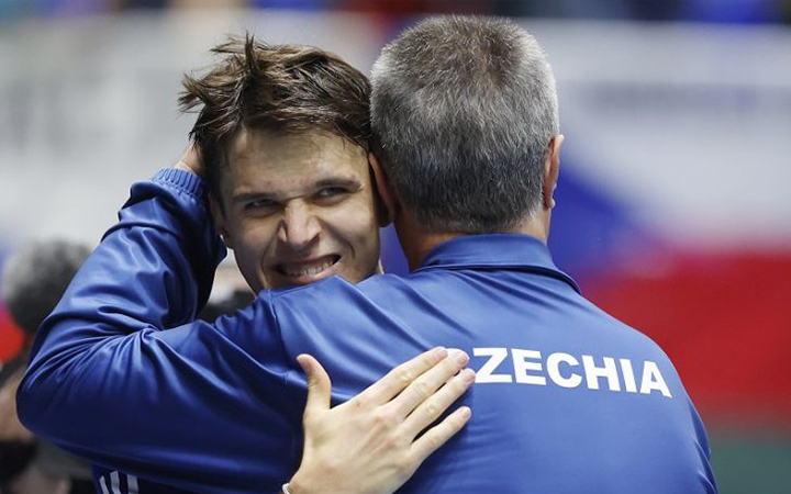 Daviscupoví tenisté s prostějovskými lídry smázli Izrael