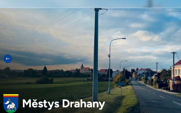 Drahany s novým webem