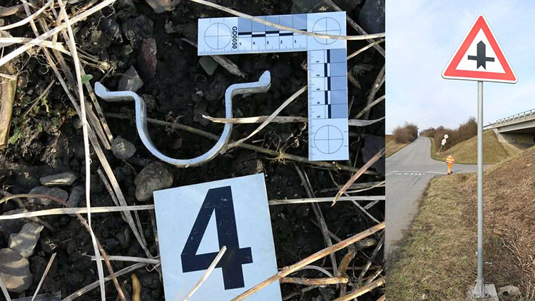 Na křižovatce vyměnil dopravní značky