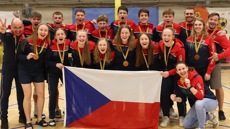 Prostějovští trenéři korfbalu dovedli ČR U19 k bronzu  z ME