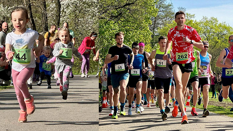 Půlmaraton u Hloučely provázelo nezvyklé vedro