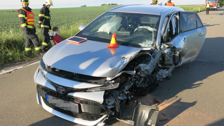 Tvrdá srážka u Studence!