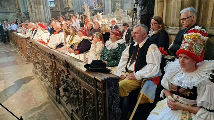 Němčický Pantlék zaujal v Praze i kardinála