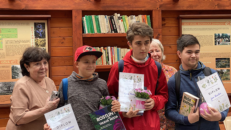 Botanická zahrada hostila  soutěž Mladý zahrádkář