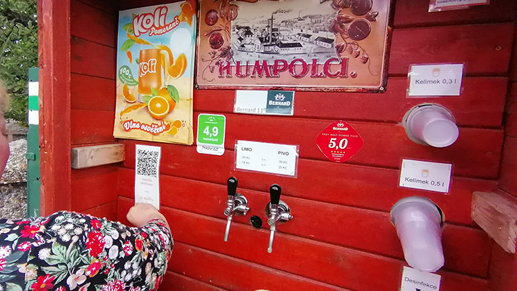 Pivní budka těší  nejen milovníky piva