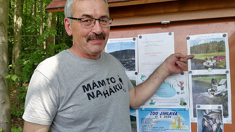 Myslejovičtí rybáři si svou vodu pomáhali stavět
