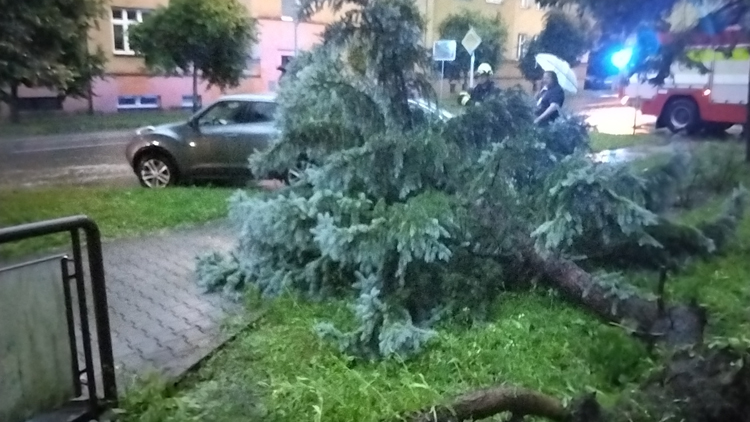 Kvůli bouřkám hasiči vyjeli k 250 událostem. Čerpali sklepy i garáže