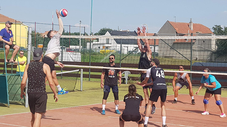 Volejbalový Memoriál Josefa Pospíšila v Otaslavicích vyhrál tým Pasu Lubně