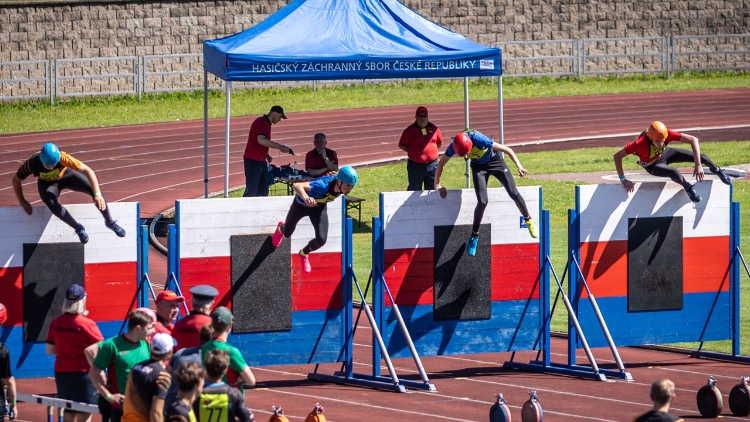Krajskou soutěž v požárním sportu ovládli hasiči z Přerova