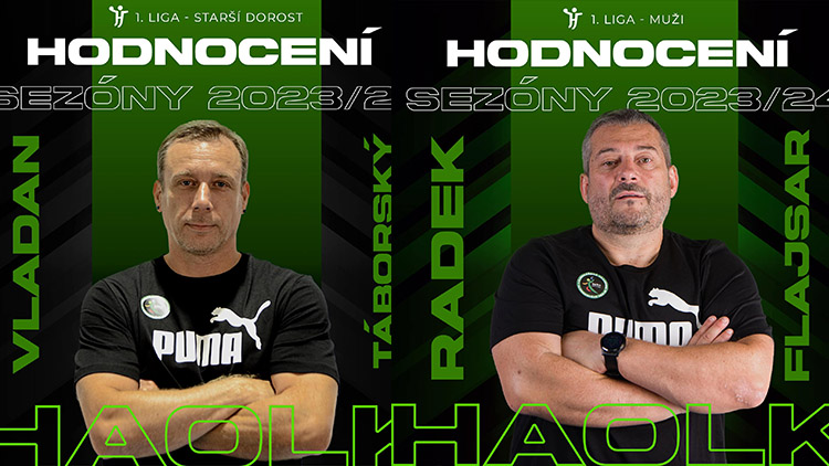 Sezónu zhodnotili také koučové mužů a staršího  dorostu Házenkářské akademie Olomouckého kraje