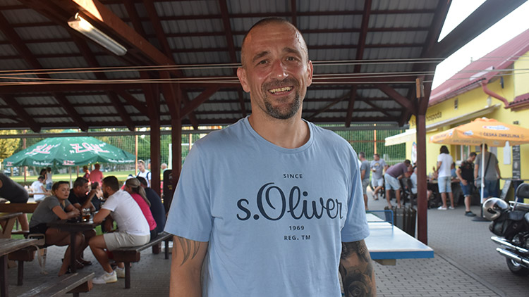 „Stačilo to dobře nasměrovat,“ přiblížil krásnou branku hlavou její autor Adam Tesařík