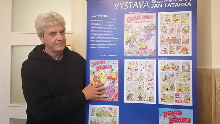 Jan Tatarka slaví šedesátku  PROSTĚJOVSKOU VÝSTAVOU
