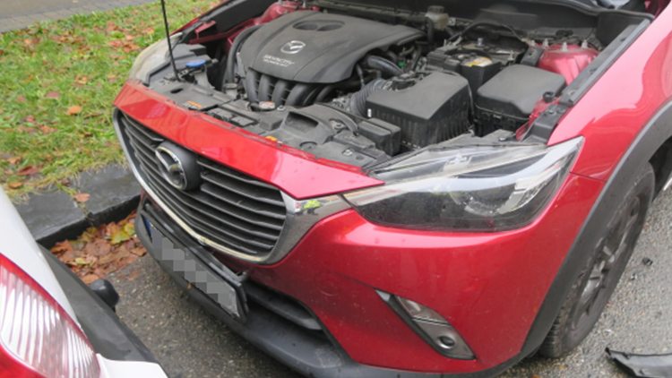 Řetězová havárie v Komenského ulici