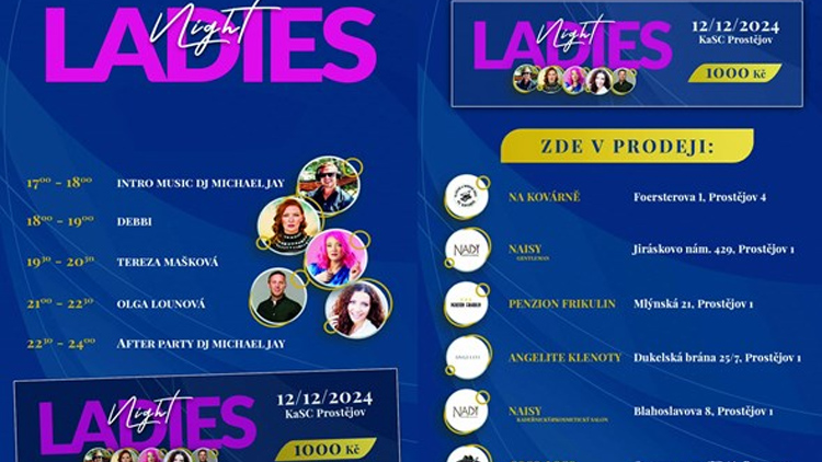Debbi, Tereza Mašková a Olga Lounová  vystoupí v Prostějově už příští týden!