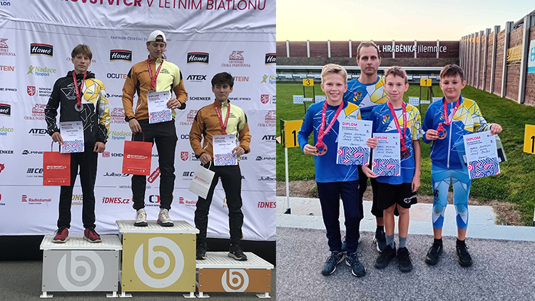 Klub biatlonu Prostějov byl v letní sezóně úspěšný