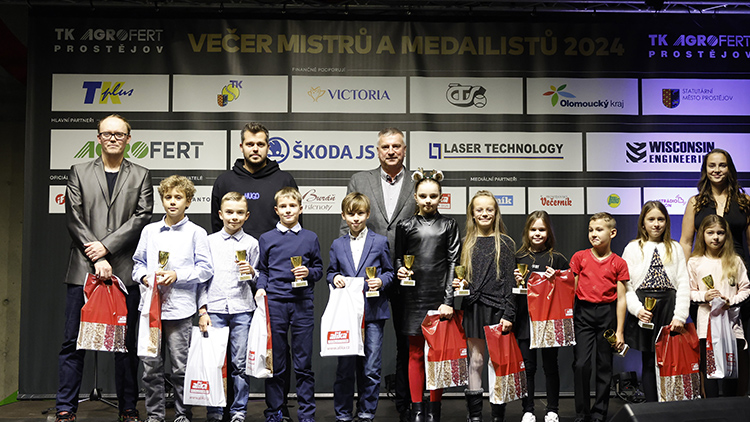 Večer mistrů a medailistů byl oslavou velkých tenisových úspěchů