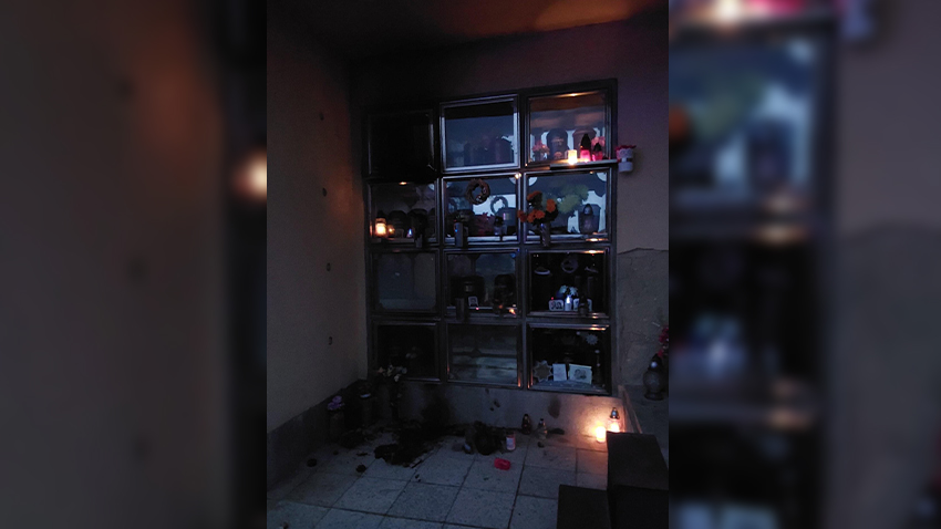 Na Štěpána hořelo na hřbitově