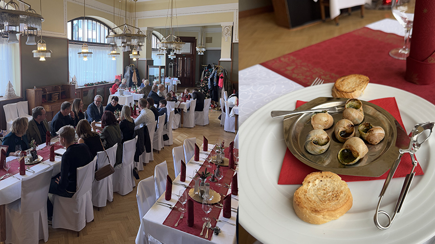 V „Národě“ se na Štědrý den podávali šneci