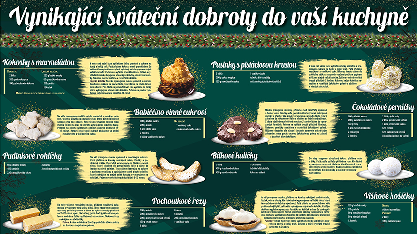 Vynikající sváteční dobroty do vaší kuchyně