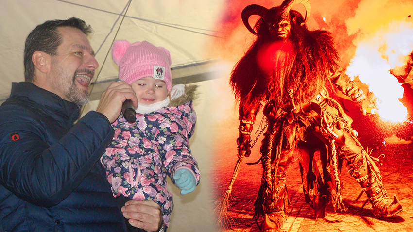 Andělský hlas vystřídalo krampusácké peklo