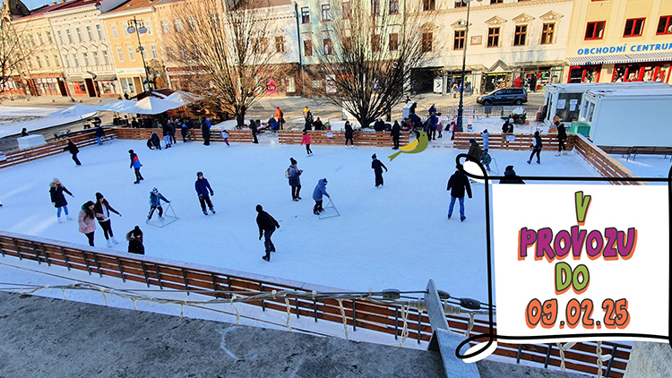 Město prodlužuje! Kluziště až do 9. února