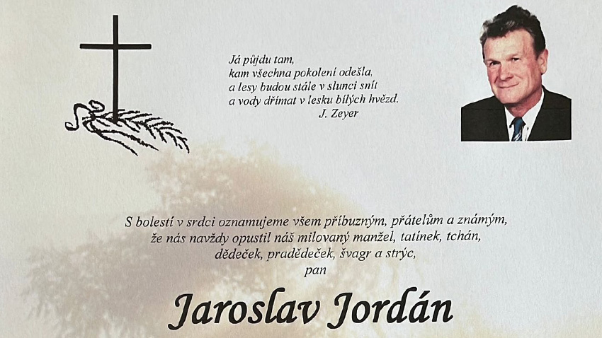 Fotbal v Dobromilicích pláč, odešla místní legenda Jaroslav Jordán