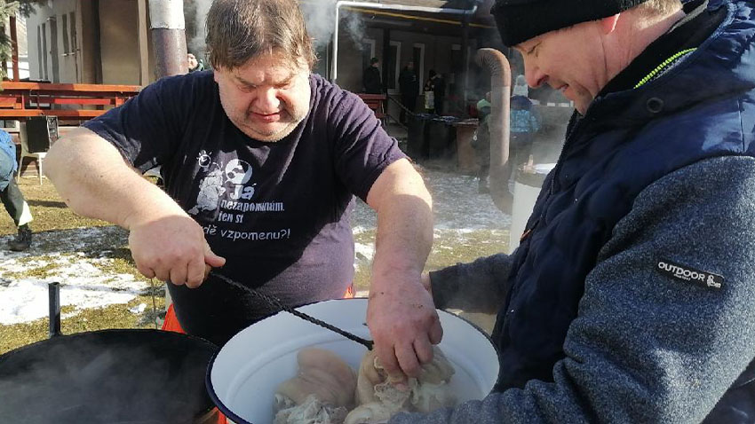 Ladovská zima provoněla Mostkovice