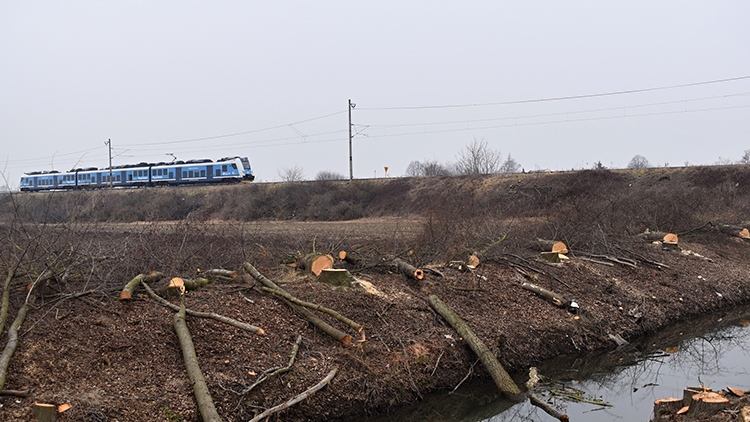 Foto Martin Zaoral AKTUALIZOVÁNO: Výstavba rychlotratě u Němčic se blíží