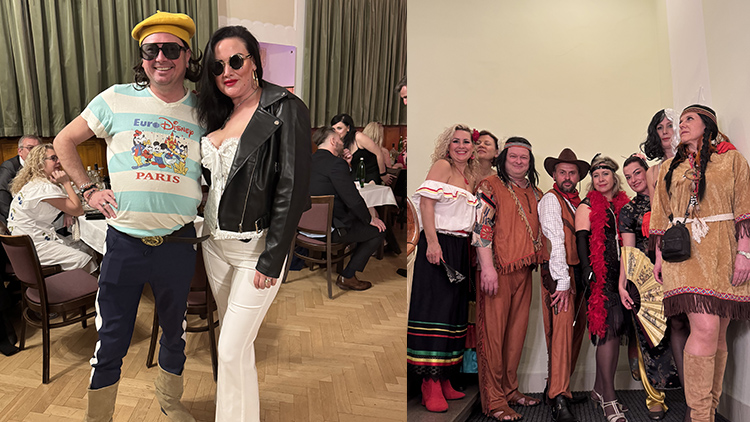 „Opičímu“ bálu vévodil Fantomas i Bohuš s Irenkou