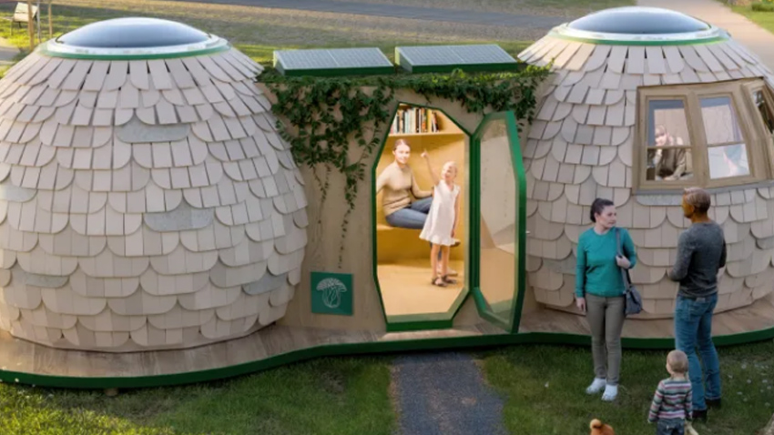 Na náměstí vyroste dům z hub