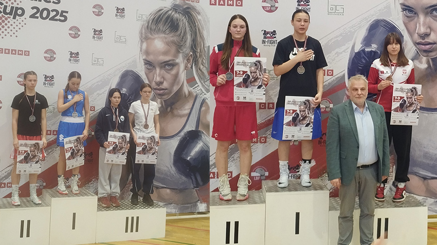 Foto Marek Sonnevend Ester Dvorská v Rize stříbrná, Sára Dvorská bronzová