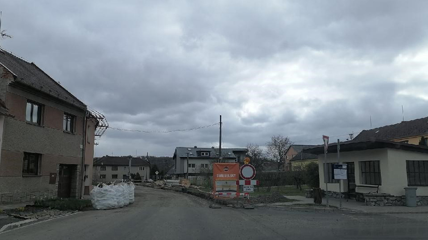 Laškov uzavřela rekonstrukce silnice