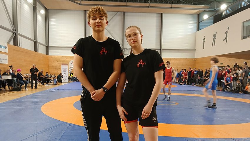 Foto Marek Sonnevend Čechovická zápasnice Elena Polenová vyhrála MČR kadetek!