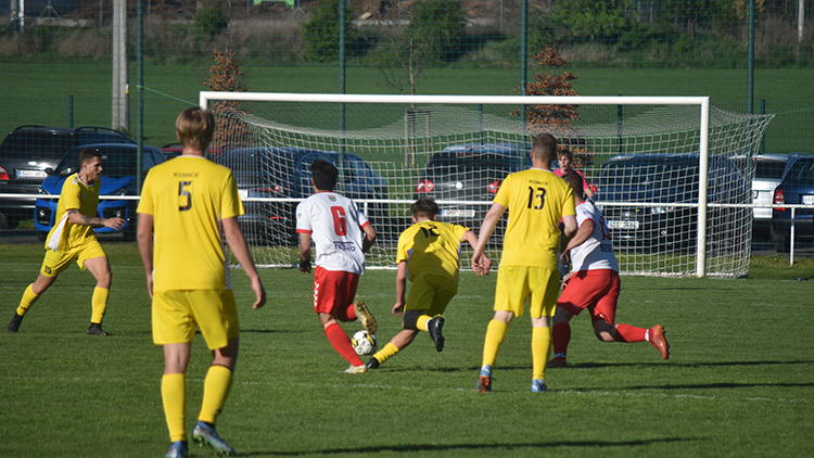 Foto Jan Frehar Smržice nasazené tempo neudržely, soupeř trestal
