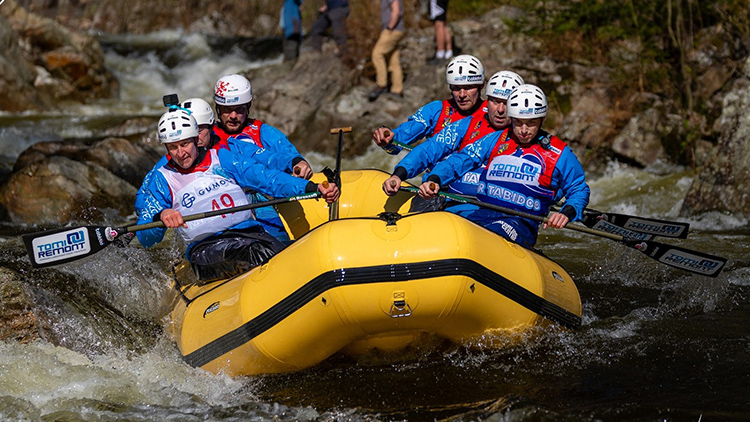 Foto Marek Sonnevend Prostějovský Raft team znovu uspořádal Tomi-Remont  Cup na Labi, z domácího MČR ve sjezdu bral šest titulů