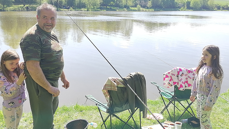 Foto Krystýna Bohatová Čehovický rybník patřil mladým rybářským nadějím