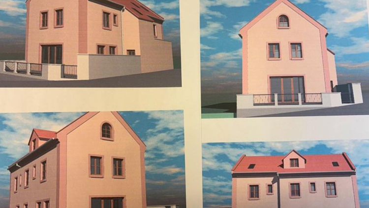 V Konici vzniká replika historického Hutařova domu  