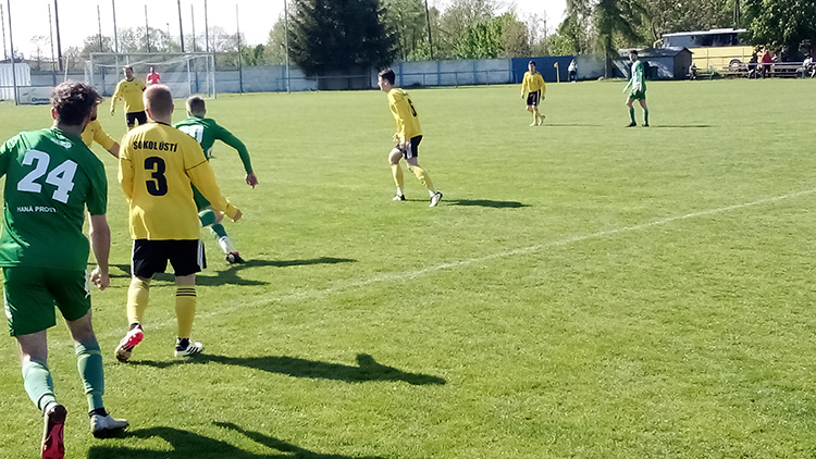 Foto Jan Frehar Hanáci se po výhře posunuli do čela