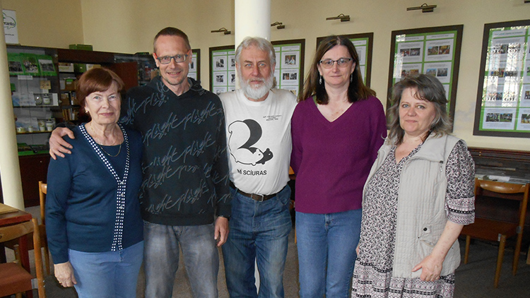 Foto Jan Frehar Z činnosti prostějovských esperantistů:  Velikonoční návštěva ve Svitavách