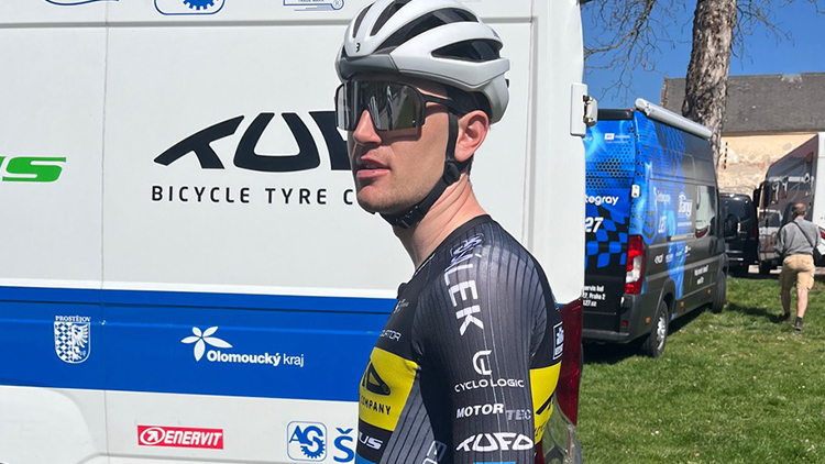 Foto Marek Sonnevend Cyklista Kašpar pátý na mezinárodním etapovém RBB Tour