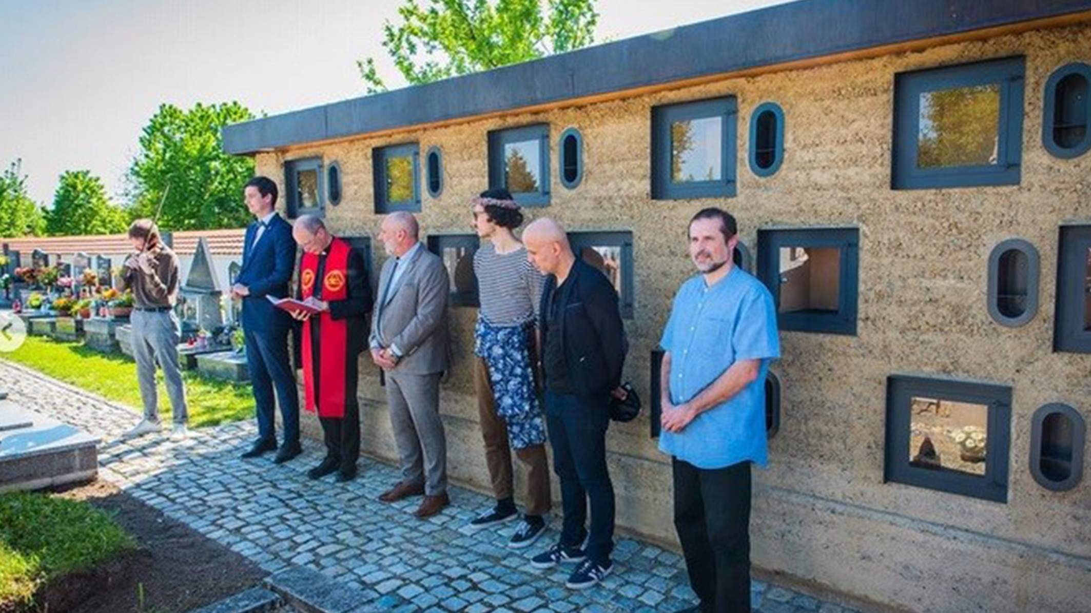 V Mořicích otevřeli první české  KOLUMBÁRIUM z dusané hlíny