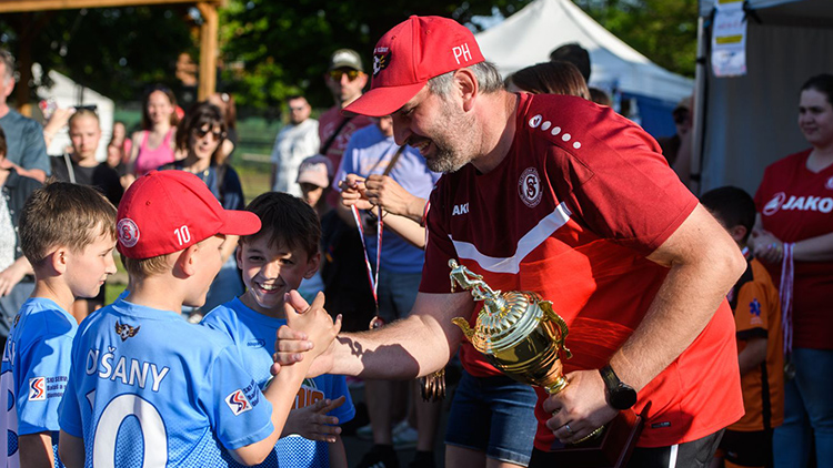 Sváteční čtvrtek patřil v Olšanech malým fotbalistům