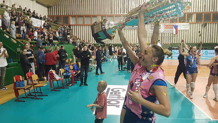 Veronika Trnková: „Ve čtvrtém utkání finále bylo vidět, že to  chceme za každou cenu urvat, z naší strany tam byla obrovská vůle“