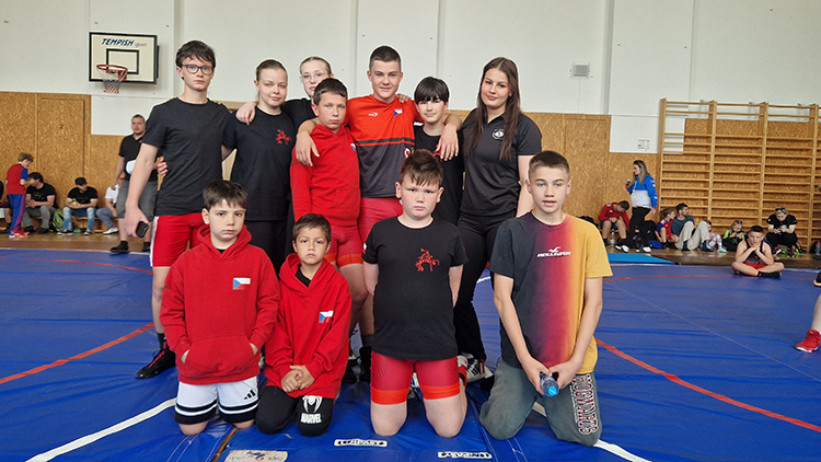 Foto Marek Sonnevend Šest medailí čechovického zápasu včetně dvou zlatých z turnaje v Olomouci