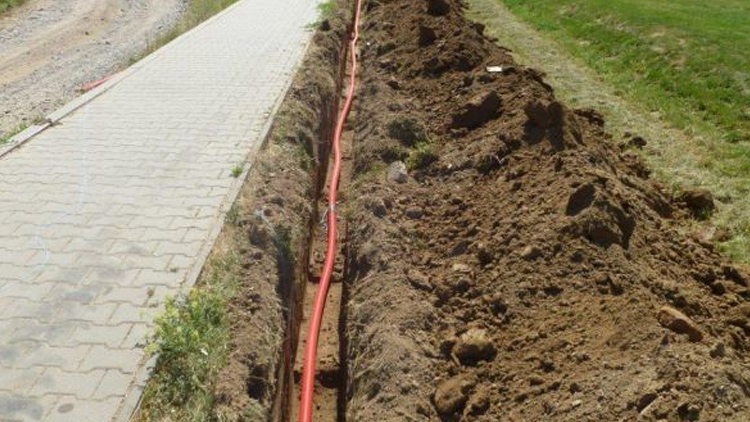 Výkopové práce v Krasicích