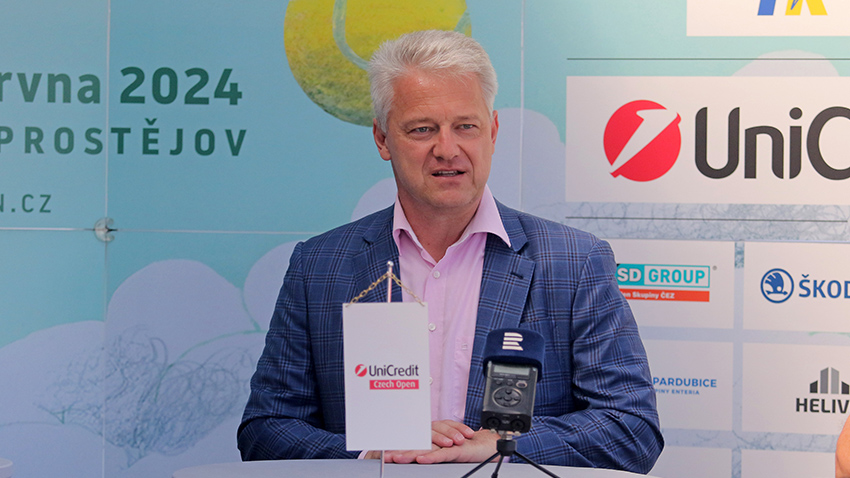 „Turnaj mám rád kvůli sportu i atmosféře,“ říká generální ředitel banky UniCredit Jakub Dusílek